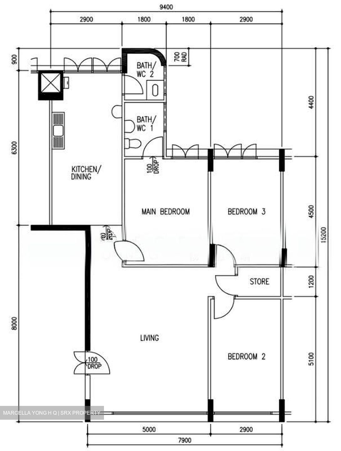Blk 133 Lorong Ah Soo (Hougang), HDB 4 Rooms #532936421